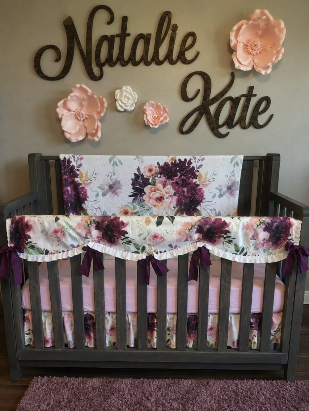 Custom made Crib Bedding set